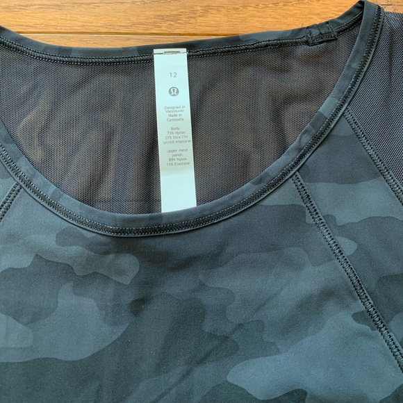 🍋LULULEMON SCULPT TANK-HERITAGE CAMO DEEP COAL,12 - Picture 7 of 11